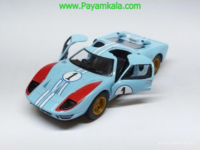 ماشین فلزی فورد (FORD 1966 GT40 MKII KINSMART) آبی