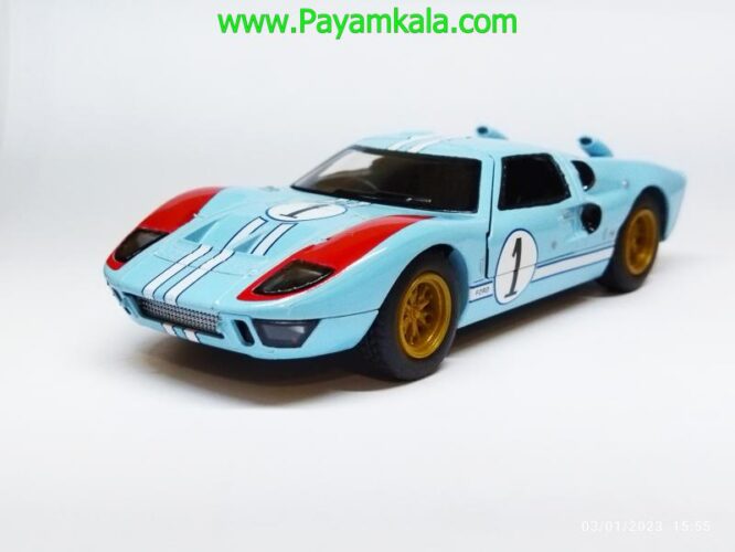 ماشین فلزی فورد (FORD 1966 GT40 MKII KINSMART) آبی