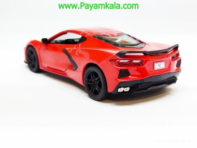 ماشین فلزی کروت (CORVETTE 2021 KINSMART) قرمز