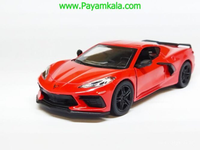 ماشین فلزی کروت (CORVETTE 2021 KINSMART) قرمز