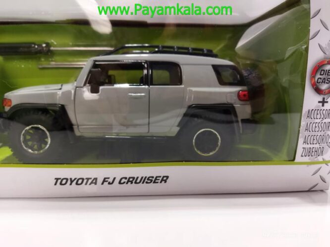 ماکت تویوتا (TOYOTA FJ CRUISER JADA)(1:24) طوسی