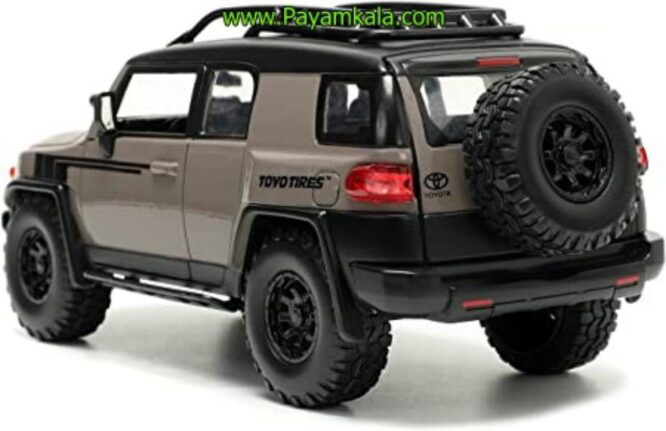 ماکت تویوتا (TOYOTA FJ CRUISER JADA)(1:24) خاکی