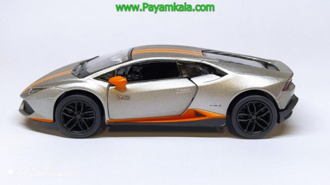 ماکت لامبورگینی (HURACAN LP610-4 AVIO KINSMART) نقره ای