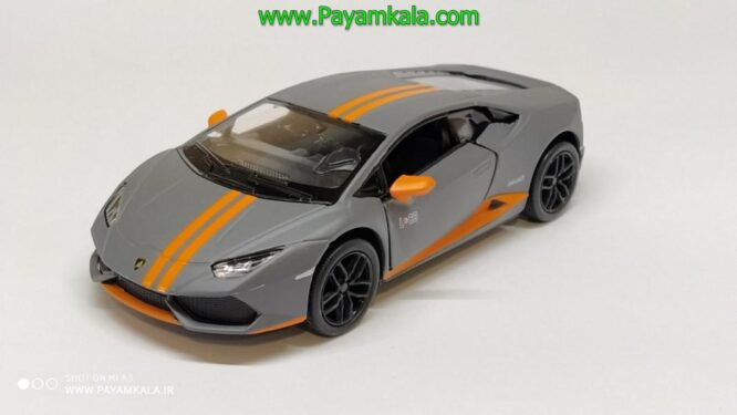 ماکت لامبورگینی (HURACAN LP610-4 AVIO KINSMART) طوسی