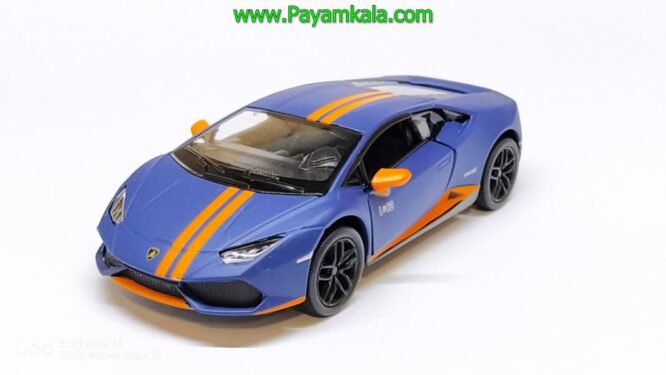 ماکت لامبورگینی (HURACAN LP610-4 AVIO KINSMART) آبی