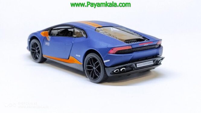 ماکت لامبورگینی (HURACAN LP610-4 AVIO KINSMART) آبی