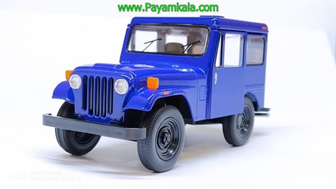 ماشین فلزی جیپ شهباز (JEEP 1971 DJ-58 KINSMART) آبی