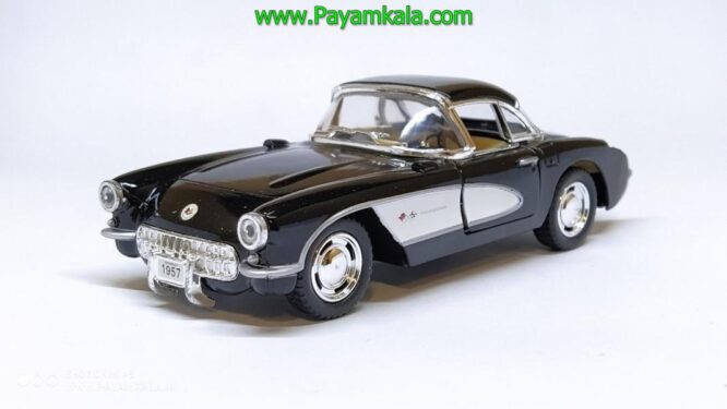 ماکت ماشین کروت (CORVETTE 1957 KINSMART) مشکی