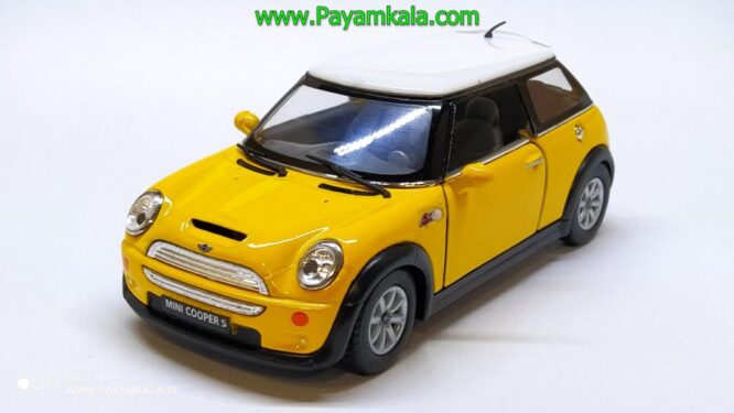 ماشین فلزی مینی کوپر (MINI COOPER S BY KINSMART) زرد