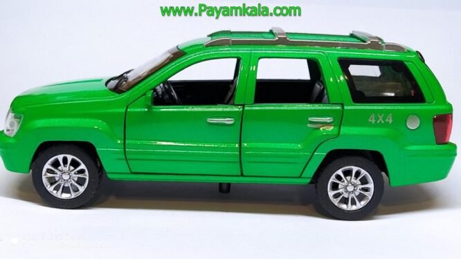 جیپ گرند چروکی شش درب بازشو (JEEP DIECAST REPLICA) سبز