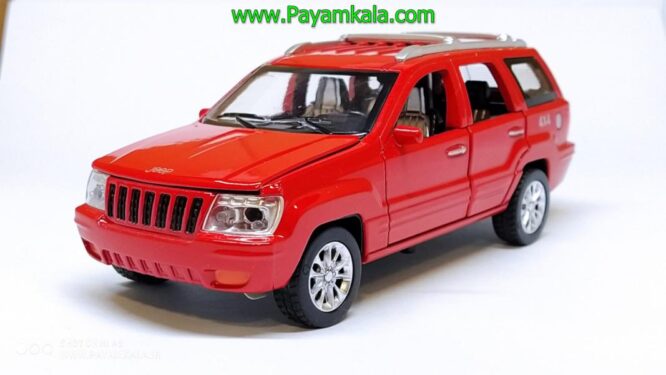 جیپ گرند چروکی شش درب بازشو (JEEP DIECAST REPLICA) قرمز