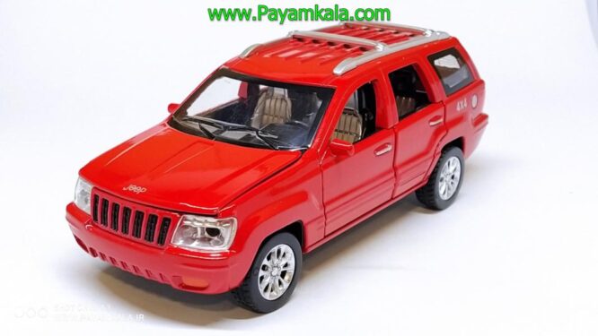 جیپ گرند چروکی شش درب بازشو (JEEP DIECAST REPLICA) قرمز