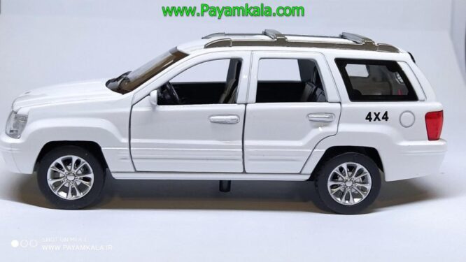 جیپ گرند چروکی شش درب بازشو (JEEP DIECAST REPLICA) سفید