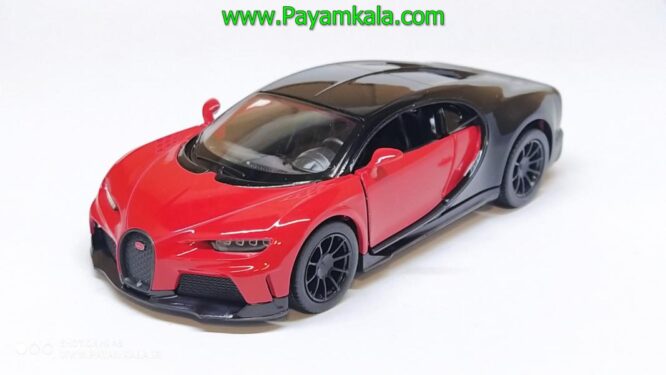 ماکت بوگاتی شیرون کینزمارت (BUGATTI CHIRON KINSMART) قرمز