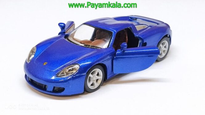 ماشین فلزی پورشه کررا (PORSCHE CARRERA GT KINSMART) آبی