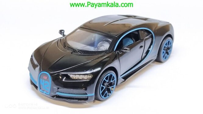 ماشین فلزی بوگاتی شیرون (BUGATTI CHIRON MINIAUTO) مشکی