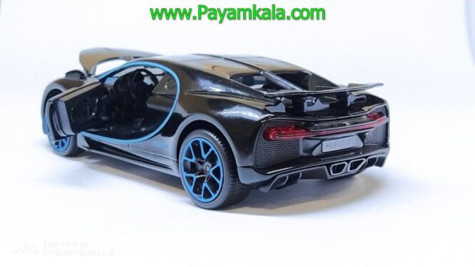 ماشین فلزی بوگاتی شیرون (BUGATTI CHIRON MINIAUTO) مشکی