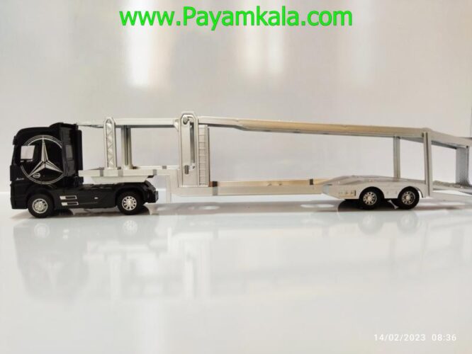 ماکت تریلی بنز آکتروس خودروبر (ACTROS-JG2603) مشکی