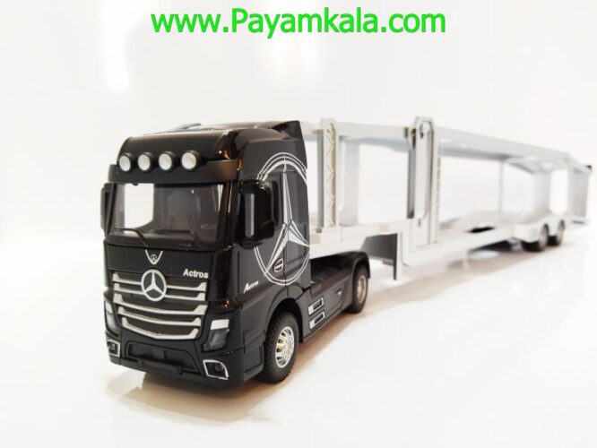 ماکت تریلی بنز آکتروس خودروبر (ACTROS-JG2603) مشکی