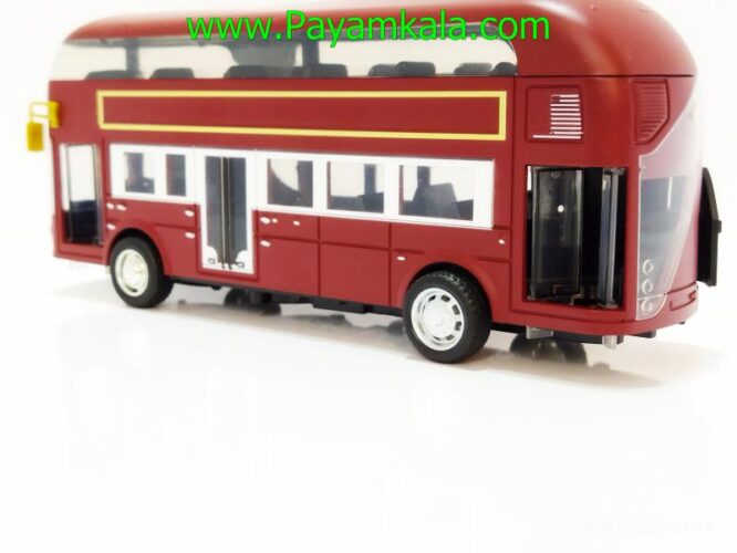 ماشین بازی اتوبوس دوطبقه (LUXURY BUS)(YD629A) قرمز