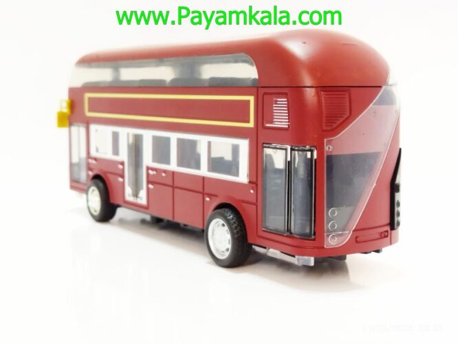 ماشین بازی اتوبوس دوطبقه (LUXURY BUS)(YD629A) قرمز