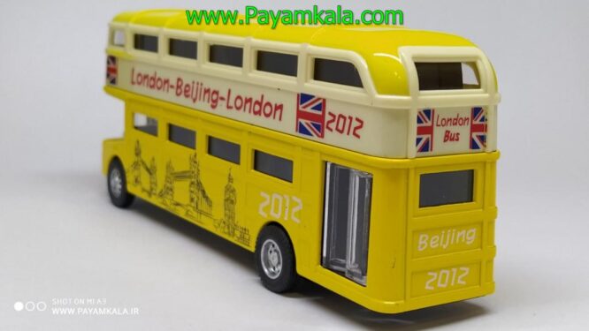 ماشین فلزی اتوبوس لندن (XULI-80197) زرد