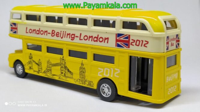 ماشین فلزی اتوبوس لندن (XULI-80197) زرد