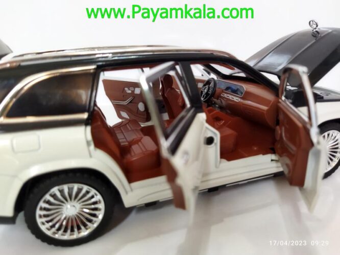 ماکت میباخ (MAYBACH GLS600 1.24 CHEZHI)(CZ139A) سفید