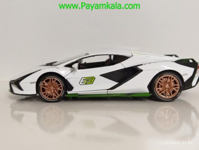 ماکت لامبورگینی سیان (Lamborghini By MINYORE)(0783) سفید