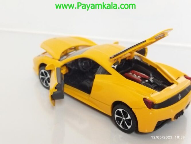 ماشین اسباب بازی فراری (FERRARI BY MINIAUTO) زرد