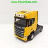 ماکت تریلی اسکانیا (SCANIA-JG260) زرد