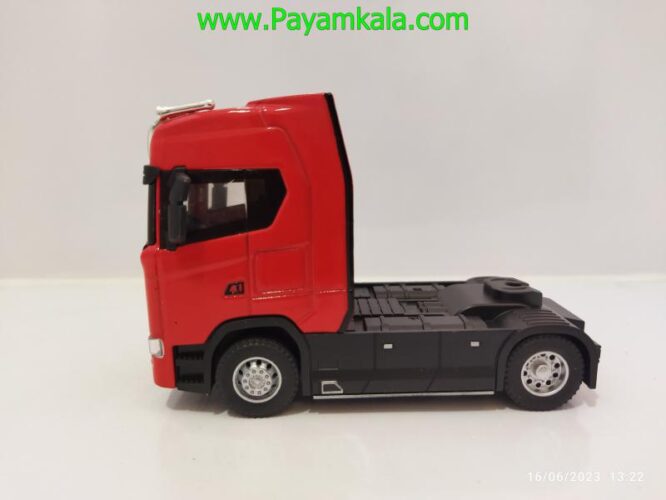 ماکت تریلی اسکانیا (SCANIA-JG260) قرمز