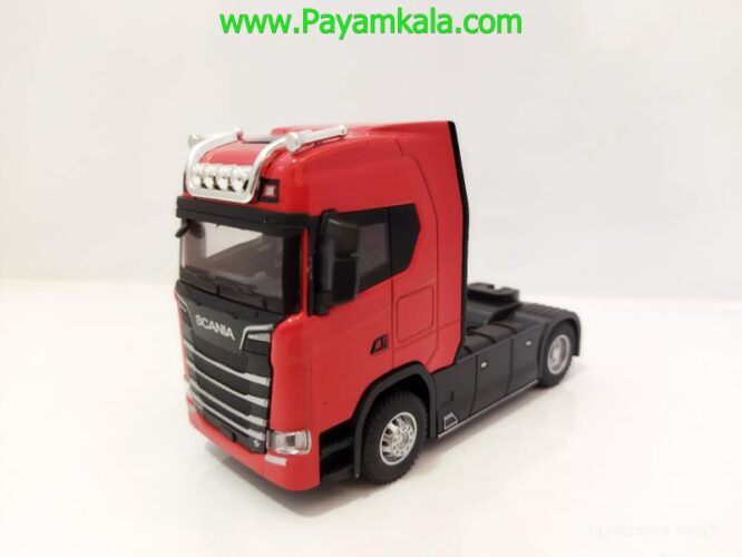 ماکت تریلی اسکانیا (SCANIA-JG260) قرمز