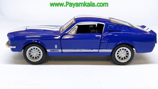 ماشین فلزی شلبی کینزمارت (KINSMART)(1967 SHELBY GT-500 1:38) آبی