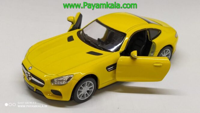 مرسدس بنز کینزمارت (KINSMART)(MERCEDES-AMG 1:36) زرد