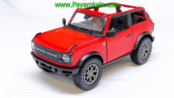 فورد برانکو کینزمارت (KINSMART)(FORD BRONCO 2022 1:34) قرمز