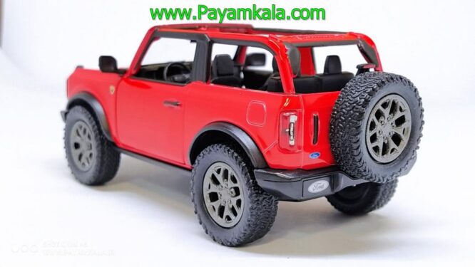 فورد برانکو کینزمارت (KINSMART)(FORD BRONCO 2022 1:34) قرمز