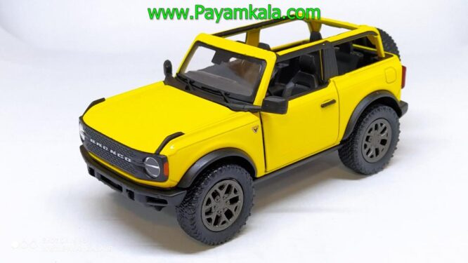 فورد برانکو کینزمارت (KINSMART)(FORD BRONCO 2022 1:34) زرد