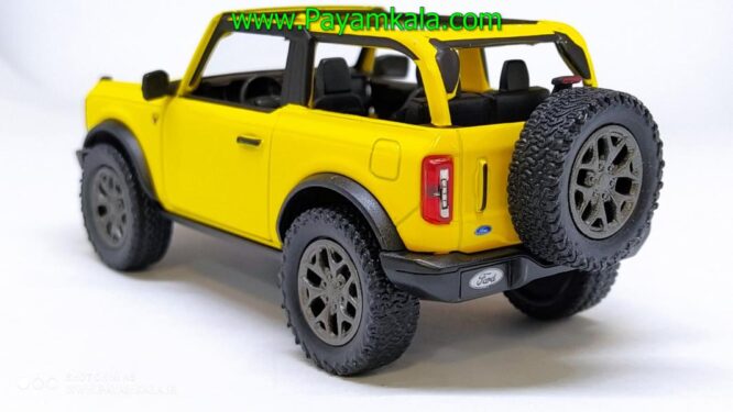 فورد برانکو کینزمارت (KINSMART)(FORD BRONCO 2022 1:34) زرد