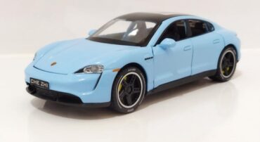 Porsche Taycan metal car (PORSCHE TAYCAN 1:32) blue