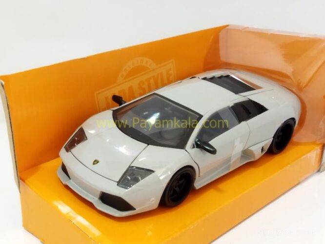 (استوک) ماکت لامبورگینی (LAMBORGHINI MURCIELAGO LP640 JADA)(1:24) طوسی