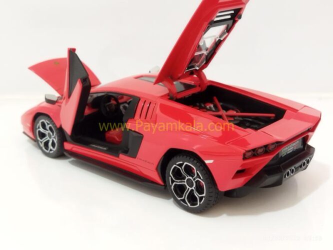 ماکت لامبورگینی کانتاش (LAMBORGHINI COUNTACH 2021 JLF)(1:24) قرمز