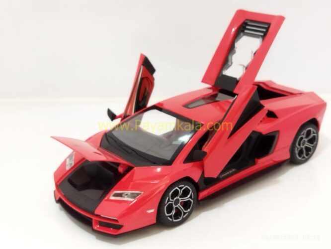 ماکت لامبورگینی کانتاش (LAMBORGHINI COUNTACH 2021 JLF)(1:24) قرمز