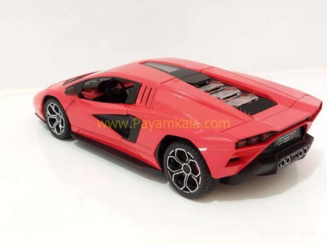 ماکت لامبورگینی کانتاش (LAMBORGHINI COUNTACH 2021 JLF)(1:24) قرمز