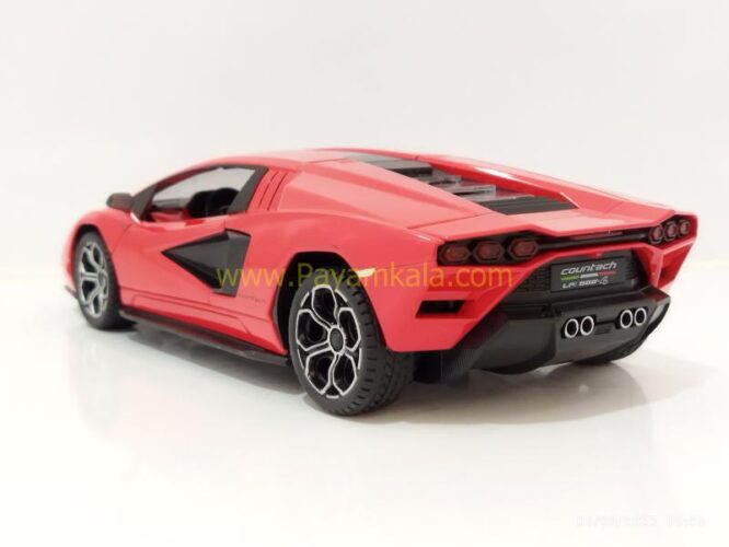 ماکت لامبورگینی کانتاش (LAMBORGHINI COUNTACH 2021 JLF)(1:24) قرمز