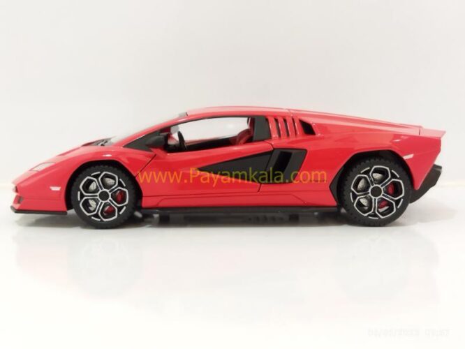 ماکت لامبورگینی کانتاش (LAMBORGHINI COUNTACH 2021 JLF)(1:24) قرمز