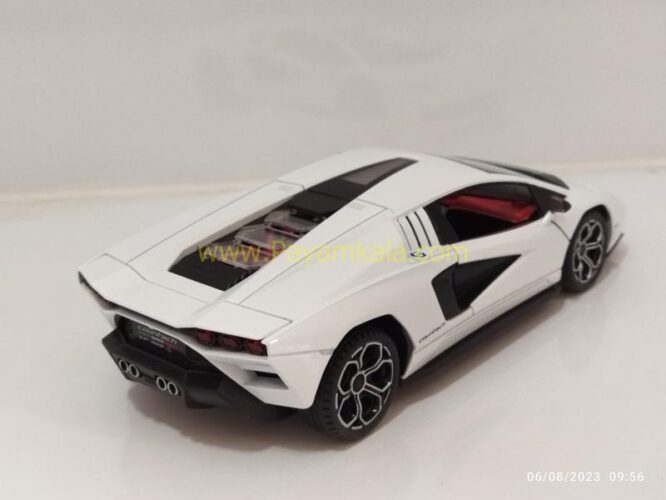 ماکت لامبورگینی کانتاش (LAMBORGHINI COUNTACH 2021 JLF)(1:24) سفید