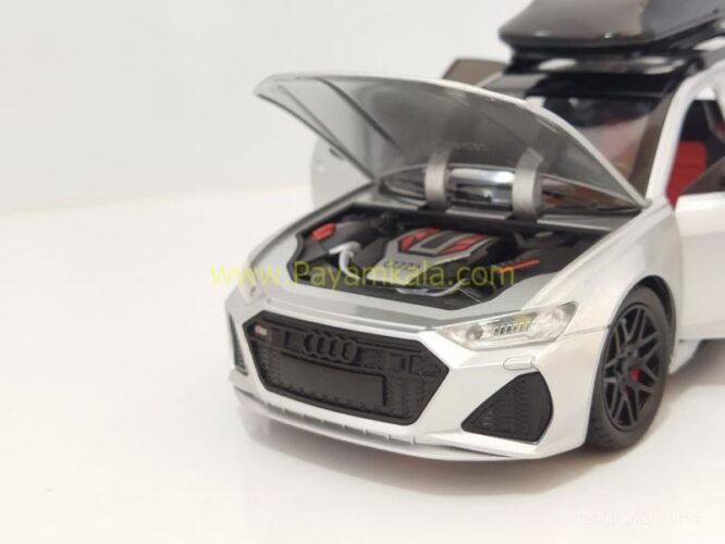 ماشین اسباب بازی آئودی (AUDI R6S 1.24 CHEZHI)(CZ148) نقره ای