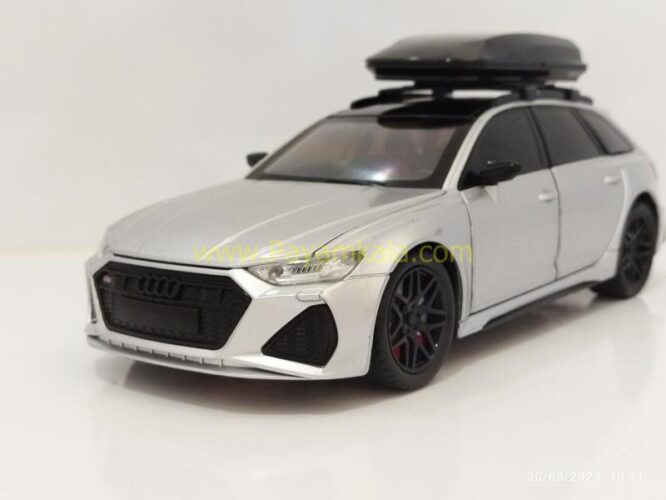 Audi toy car (AUDI R6S 1.24 CHEZHI)(CZ148) silver