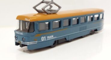 ماکت قطار اسباب بازی فلزی (YD635) آبی
